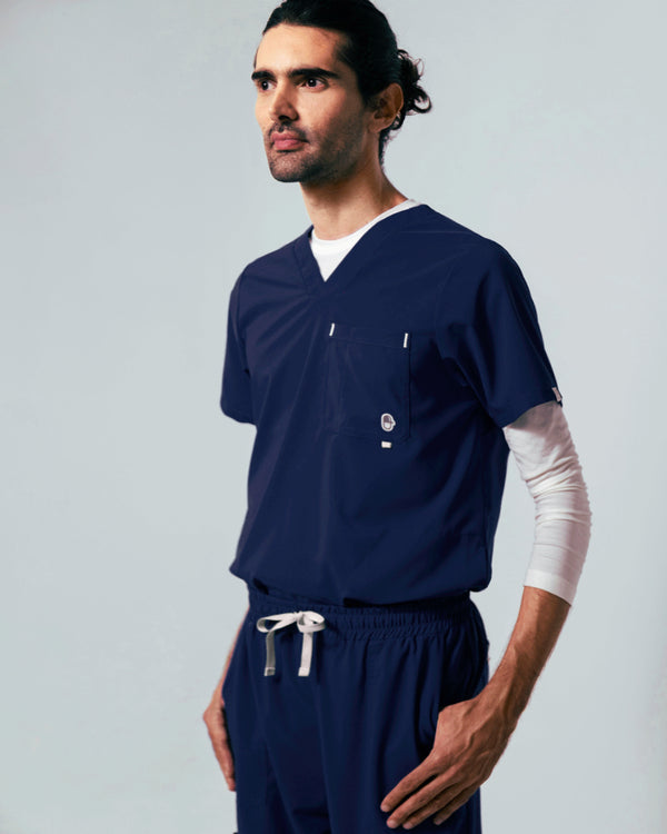 Hunter Creamy Blue Camisa Hombre