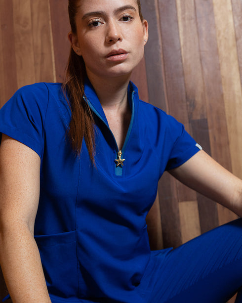 Astral Disco Electric Blue Conjunto Mujer