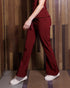 Astral Disco Red Wine Pantalón Mujer