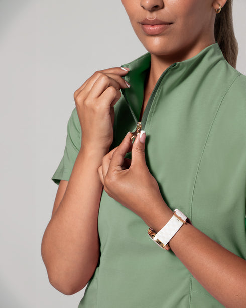 Astral Disco Light Olive Camisa Mujer