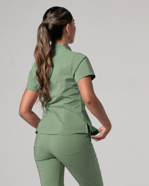 Astral Disco Light Olive Camisa Mujer