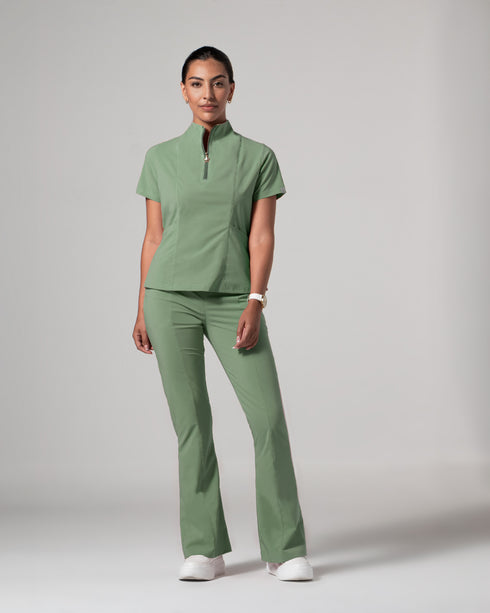 Astral Disco Light Olive Camisa Mujer