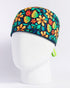 Gorro Green Flowers