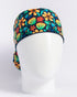Gorro Green Flowers