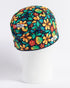 Gorro Green Flowers