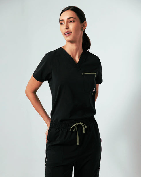 Hunter Black Tea Camisa Mujer