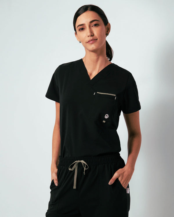 Hunter Black Tea Camisa Mujer