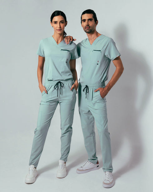 Hunter Green Fog Conjunto Mujer