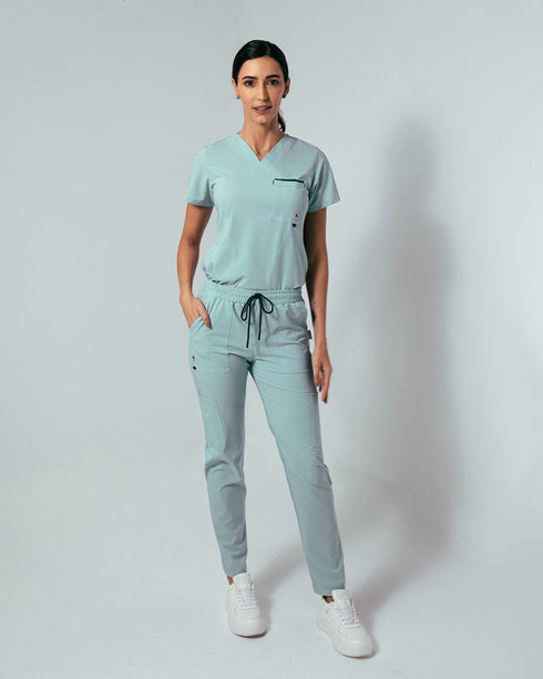 Hunter Green Fog Conjunto Mujer