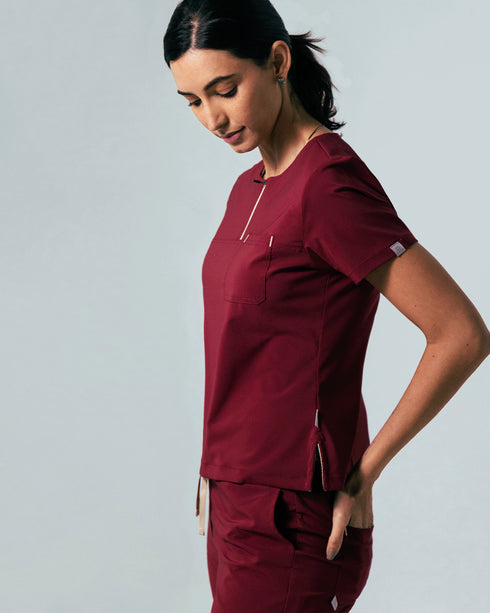 Iris Red Sand Camisa Mujer