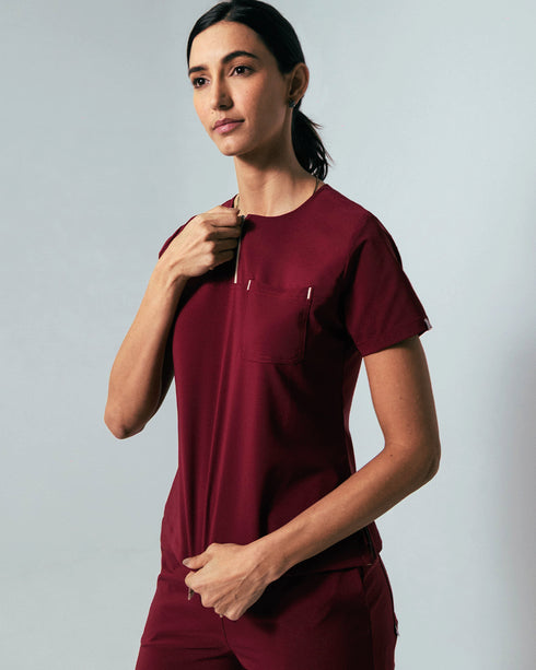 Iris Red Sand Camisa Mujer