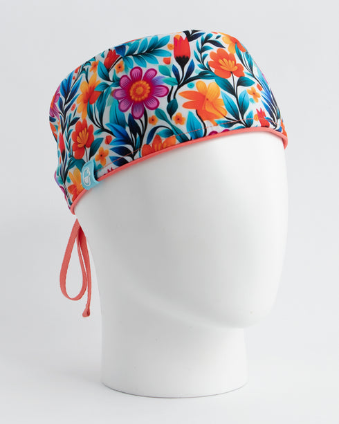 Gorro Orange Flowers