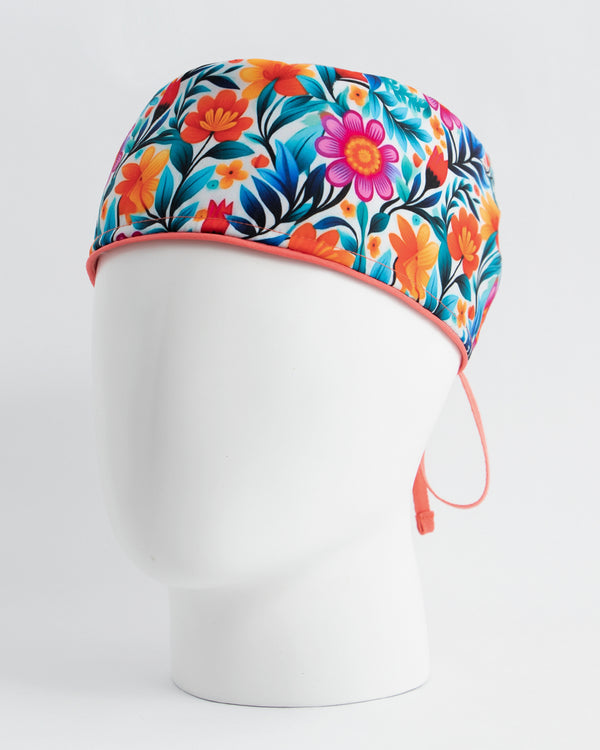 Gorro Orange Flowers