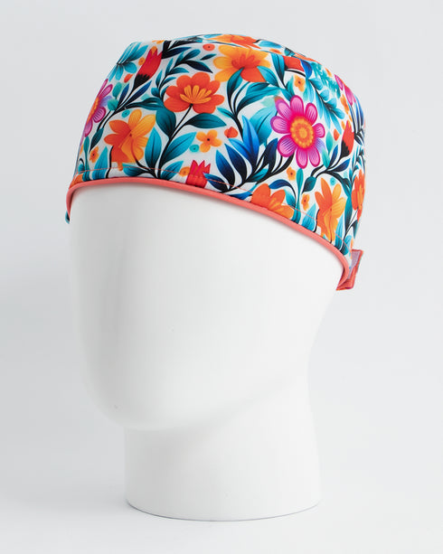 Gorro Orange Flowers