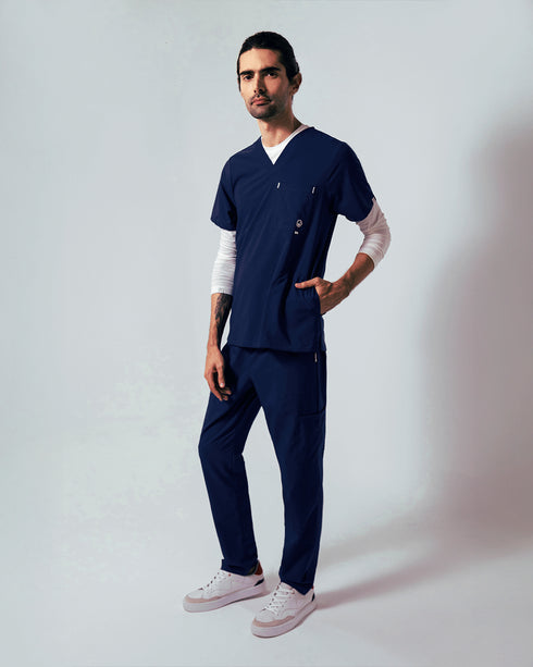 Hunter Creamy Blue Camisa Hombre