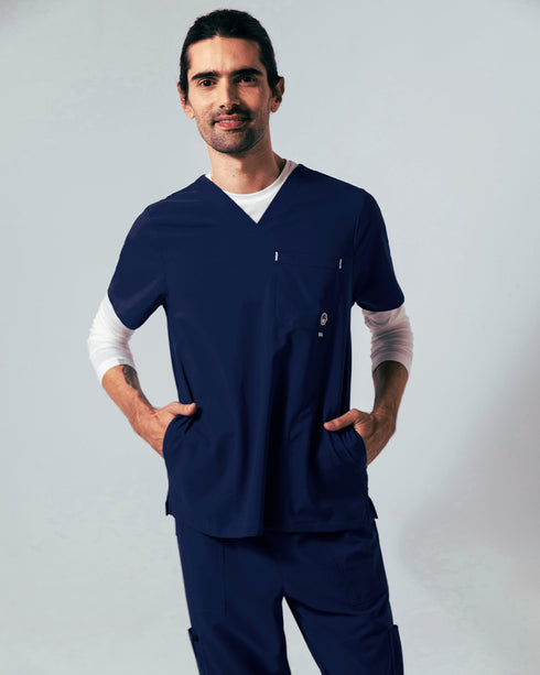 Hunter Creamy Blue Camisa Hombre