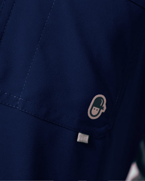 Hunter Creamy Blue Camisa Hombre