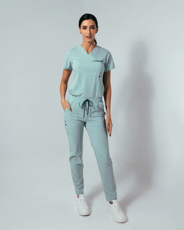 Hunter Green Fog Conjunto Mujer