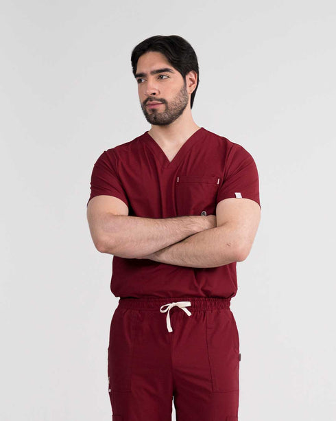 Hunter Red Wine Camisa Hombre