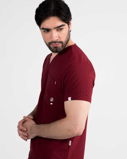 Hunter Red Wine Camisa Hombre