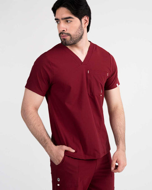 Hunter Red Wine Camisa Hombre