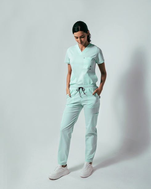 Hunter Velvet Mint Pantalón Mujer