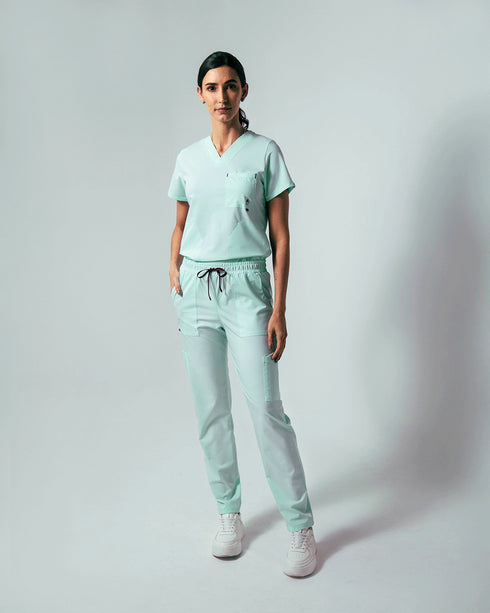 Hunter Velvet Mint Camisa Mujer