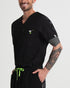 Basic Lemon Black Camisa Hombre