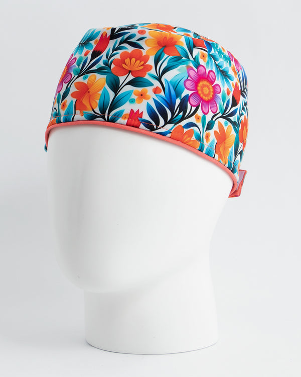Gorro Orange Flowers