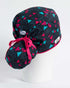 Gorro Triángulos Verde y Fucsia