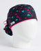 Gorro Triángulos Verde y Fucsia